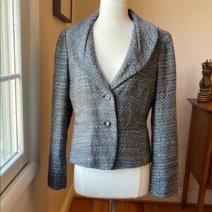 Ann Taylor women’s blazer blue tones size 10